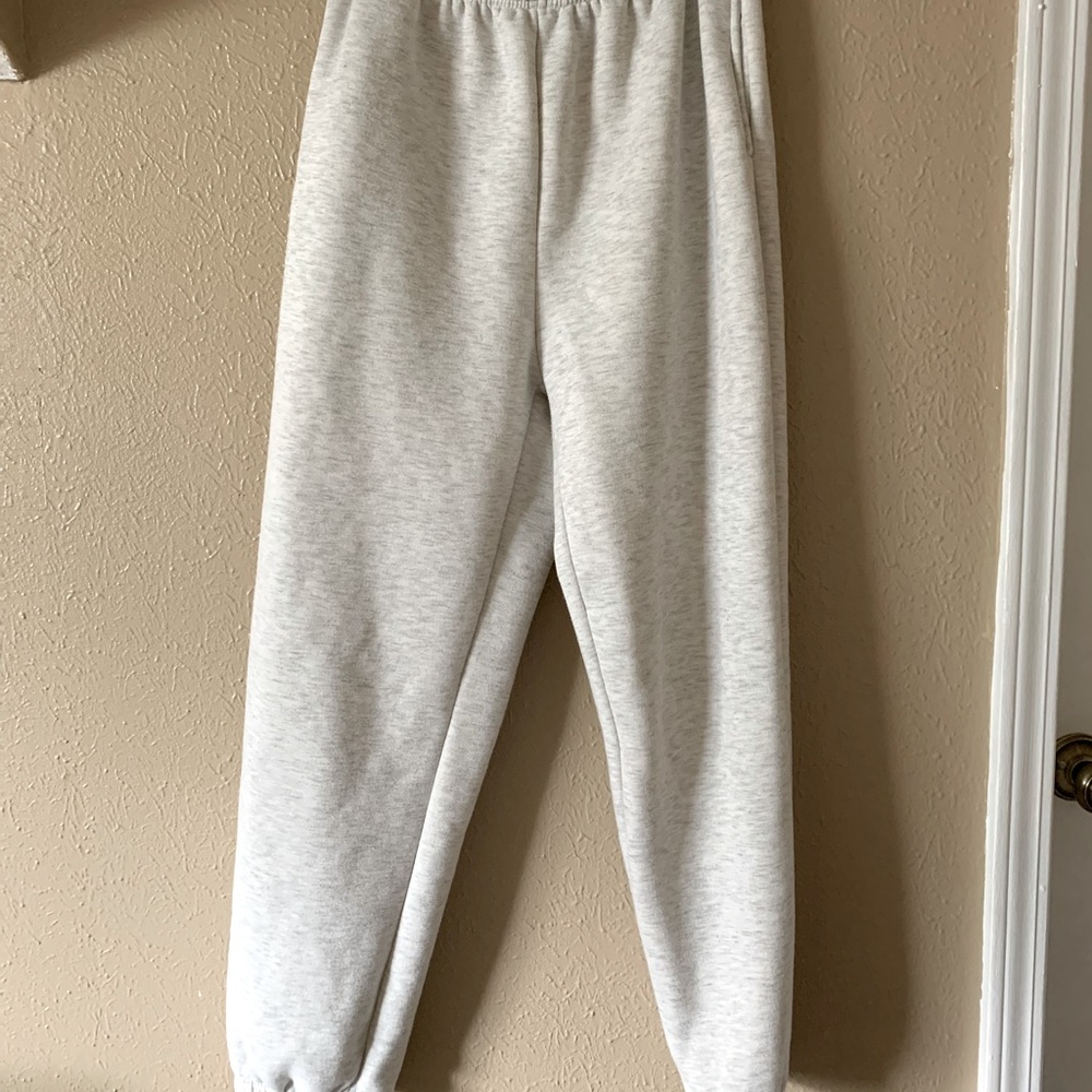 Light gray sweatpants